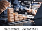 Optimization of procurement or purchasing product order and service solution.Crm Customer Relationship management for global business connection.not ai generated