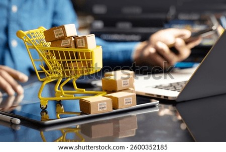 Optimization of procurement or purchasing product order for online shopping and service solution.Management for business growth.not ai generated