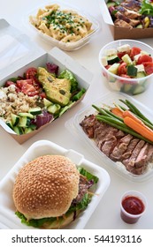 Options Variety Assortment Of Takeout Food Gourmet Takeaways Delivery