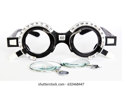 eye testing frame