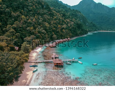 Ora Beach, Hidden Paradise of Central Maluku, Indonesia Imagine de stoc © 