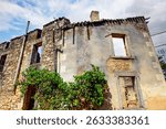 Oradour-sur-Glane, martyred village of Second World War, ruin from June 10, 1944, near Limoges, caused by a detachment of 1st battalion of Panzergrenadier regiment belonging to SS division Das Reich