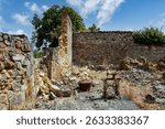 Oradour-sur-Glane, martyred village of Second World War, ruin from June 10, 1944, near Limoges, caused by a detachment of 1st battalion of Panzergrenadier regiment belonging to SS division Das Reich