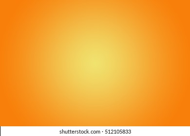 Orange  Abstract Gold Background Yellow Color, Light Corner Spotlight, Faint Orange Vintage Background. Colorful