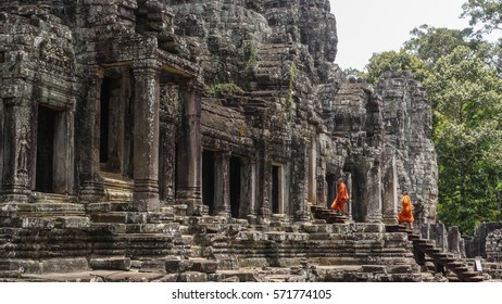 Orange In Angkor Watt