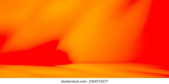 Orange Background Summer Shadow Flower Spring Light Table Product Beauty Cosmetic Abstract Red Studio 3d Bg Yellow Gradient Two Tone Warm Bright Color Blur Wallpaper Modern Podium Backdrop Loft Tropic - Powered by Shutterstock