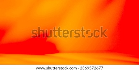 Orange Background Summer Shadow Flower Spring Light Table Product Beauty Cosmetic Abstract Red Studio 3d Bg Yellow Gradient Two Tone Warm Bright Color Blur Wallpaper Modern Podium Backdrop Loft Tropic