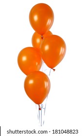 orange balloons 