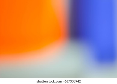 Orange And Blue Abtract Background