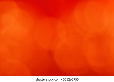 Orange Bokeh Background