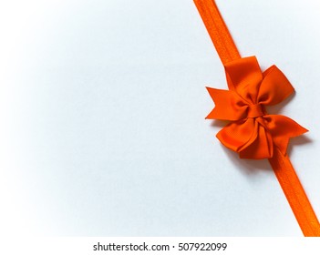 Orange Bow