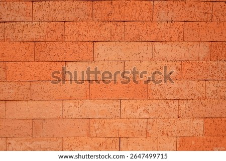 Orange Brick Wall Texture Background