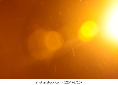 Orange bright background with bokeh effect. Bokeh light on Orange blurred background - Shutterstock ID 1254967159