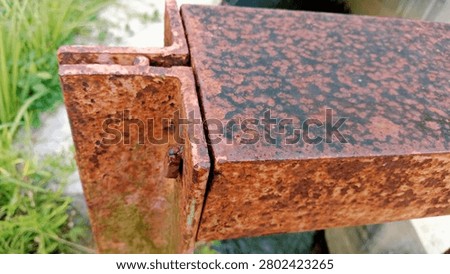 orange brown rust iron background 