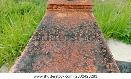 orange brown rust iron background 