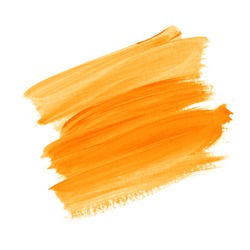 Colourful orange yellow oil pastel chalk painted strokes or smear ...