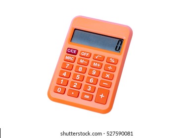 Orange Calculator Isolated