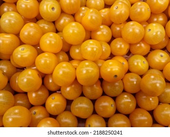 Orange Cherry Tomato Close Up