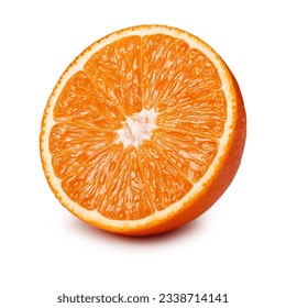 Orange citrus fruit, blank background - Shutterstock ID 2338714141