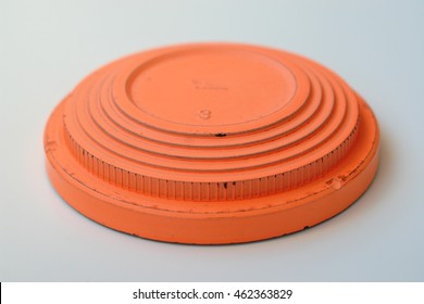 Orange Clay Pigeon