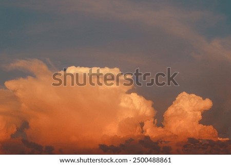 Similar – Image, Stock Photo cloud formation Twilight
