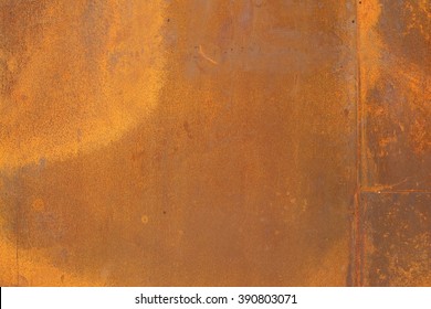 Orange Color Corten Steel Texture And Background