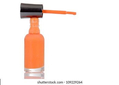 Orange Color Nail Polish