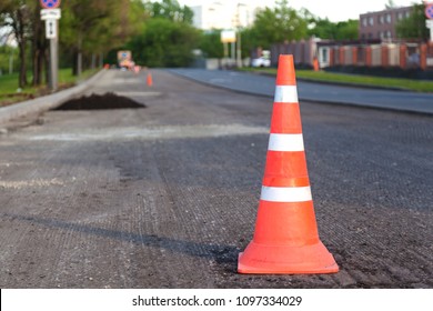 Orange Cone On The Road, The Concept Of 