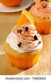 Orange Cupcake