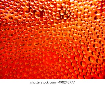 Orange Drop water background