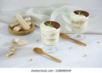 Orange And Earl Grey Tiramisu In Dessert Cup