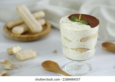 Orange And Earl Grey Tiramisu In Dessert Cup