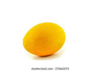 Orange Eater Egg Isolated