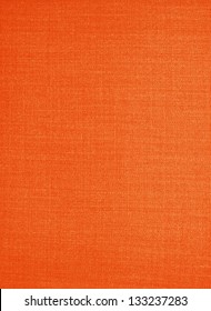 Orange Fabric Texture Background