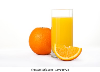 Glass 100 Orange Juice Orange Sacs Stock Photo 1931038187 | Shutterstock