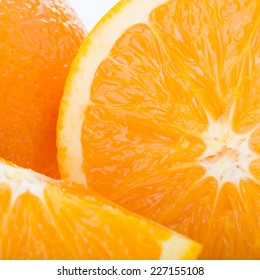 Orange Fruit, Close Up Image Texture Background