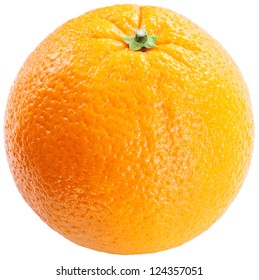 Orange Fruit Isolated On A White Background.