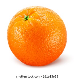 Orange fruit isolated on white - Shutterstock ID 161613653