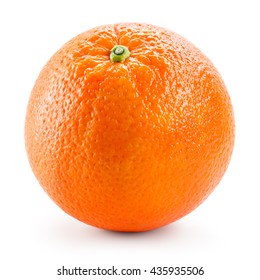 Ripe Orange Isolated On White Background Stock Photo (Edit Now) 606022676