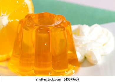 Orange Gelatin Dessert