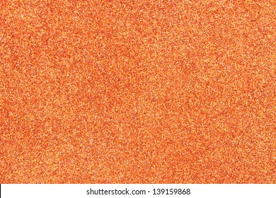 Orange Glitter Background