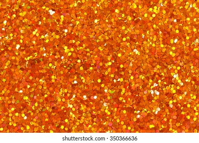 Orange Glitter Texture.