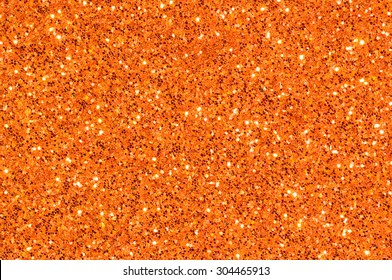 Orange Glitter Texture Christmas Abstract Background