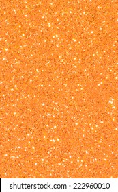 Orange Glitter Texture Christmas Background