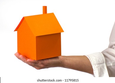 Orange House On Hand