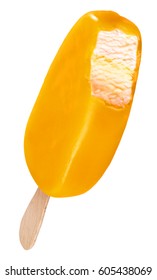 ORANGE ICE CREAM BAR CUT OUT