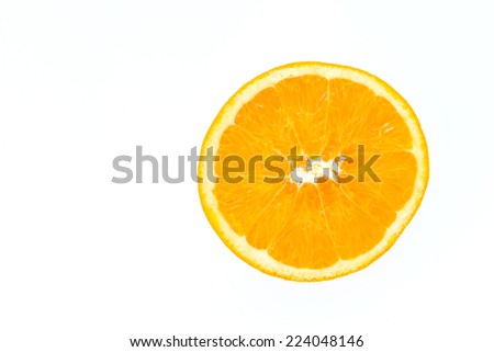 Similar – Orangenscheiben auf gelbem Hintergrund.