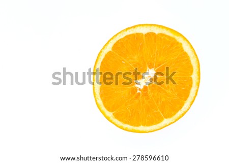 Similar – Orangenscheiben auf gelbem Hintergrund.