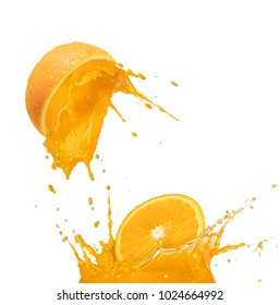 Orange Juice Drop Splash Citrus Fruit Stock Photo 1024664992 | Shutterstock