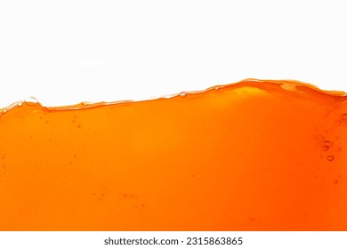 Orange juice isolated white background,orange juice texture on white background,Close up bright orange juice texture for health and nature waves - Powered by Shutterstock